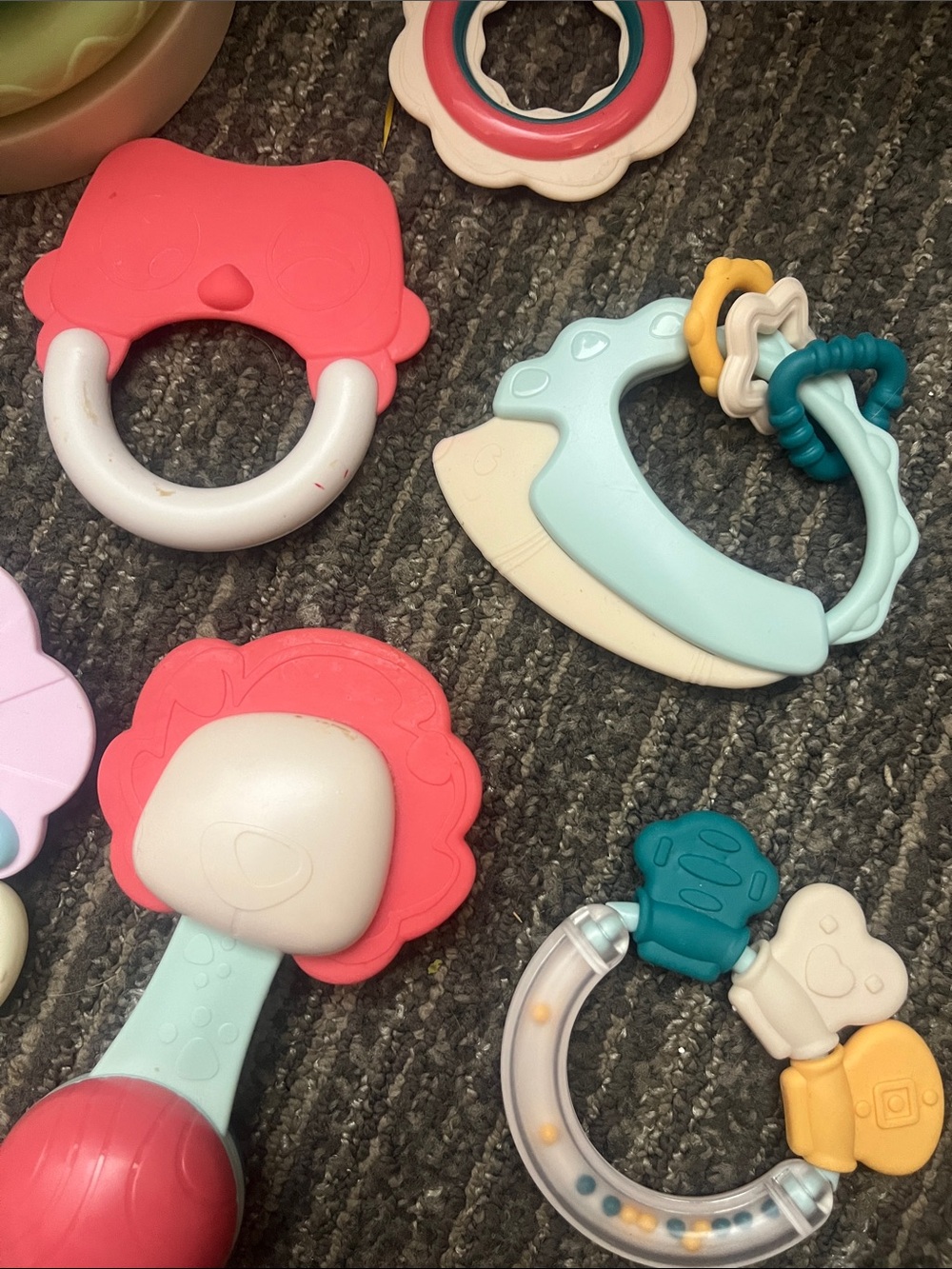 Assorted Baby Teething & Rattle Toy Set - Multicolor #232 - Picture 4 of 5